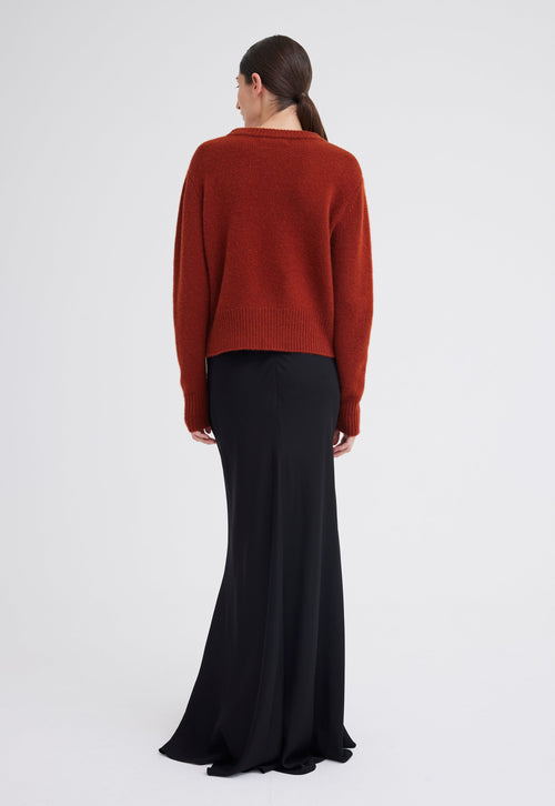 Jac+Jack Lott Cashmere Sweater - Firedoor Red